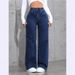 Women's plus Size Straight Leg Jeans High Street Style Loose Fit Versatile Bulk Discounts Available_mkmklike.com
