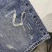 Men's Distressed Light Blue Denim Shorts – Slim Fit Stretch Washed Casual Summer Shorts With Label Detailing_mkmklike.com