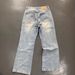 Men's Clothing Distressed Washed Light Blue Straight-Leg Jeans With Cracked Details & Ripped Holes | Cleanfit Streetwear Denim Pants_mkmklike.com