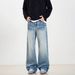 Men's Vintage Washed Jeans – Relaxed Straight Fit Denim Pants With Classic Five-Pocket Design (S-XXXL)_mkmklike.com