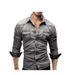 Pulse Pulse New Foreign Trade Shirt European And American Denim Jacket Men's Top C353_mkmklike.com