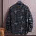 2025 Plus Size Denim Spring New Workwear Jacket Men's Loose Fit Teenage Fat Trendy Versatile_mkmklike.com