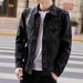 Loom 2025 Spring Autumn Casual Loose Street Style New Korean Version Men's Denim Jacket Trendy European American_mkmklike.com