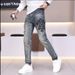 Men's Clothing New men's spring and summer fashion personality simple slim stretch jeans slim trend light color skinny pants_mkmklike.com