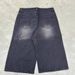 Men’s Classic Denim Shorts – Straight Fit, 100% Cotton (XL-3XL, Non-Stretch, Vintage Washed Black For Summer)_mkmklike.com