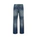 "Men's Premium Raw Denim Jeans – Classic Vintage Wash, Slight Flare & Straight Leg Old Money Aesthetic Heritage Style"_mkmklike.com