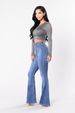 K Women's Jeans, Women's Slim Fit High Waisted And Perky Flared Pants_mkmklike.com