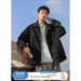 Loom Goozimade American Heavy Duty Washed Denim Men's Spring And Autumn Fashion Casual Work Jacket_mkmklike.com