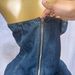 Summer Sexy Fashion Strapless Denim Jumpsuit For Women Wide Leg Pants Casual Spring/Autumn Regular Fit_mkmklike.com