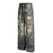 Streetwear Distressed Jeans – Vintage Washed Denim Pants With Raw Hem & Knee Rips (S-XXL)_mkmklike.com