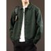 Loom Italian Denim Men's 2025 Autumn New Loose Large Size Lapel Workwear Casual Jacket_mkmklike.com