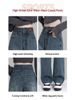 2025 New Hot-Selling Spring And Autumn Straight-Leg Slimming Narrow Wide-Leg Jeans For Women Petite High-Waisted Loose_mkmklike.com
