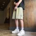 American Retro Yellow Mud-dyed Denim For Men, Summer Thin Style, Trendy Brand Workwear Pants, Unique Design Niche_mkmklike.com