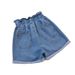 Women's Clothing High Waist Plus Size Women's Elastic Waist Denim Shorts Loose Fat Mm Slim All Match Curled Hem A Line Wide Leg Pants_mkmklike.com