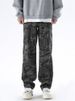 Camouflage Pants Men's Spring American Retro Loose Straight Wide-leg Pants Versatile Vibe High Street Trendy Jeans_mkmklike.com
