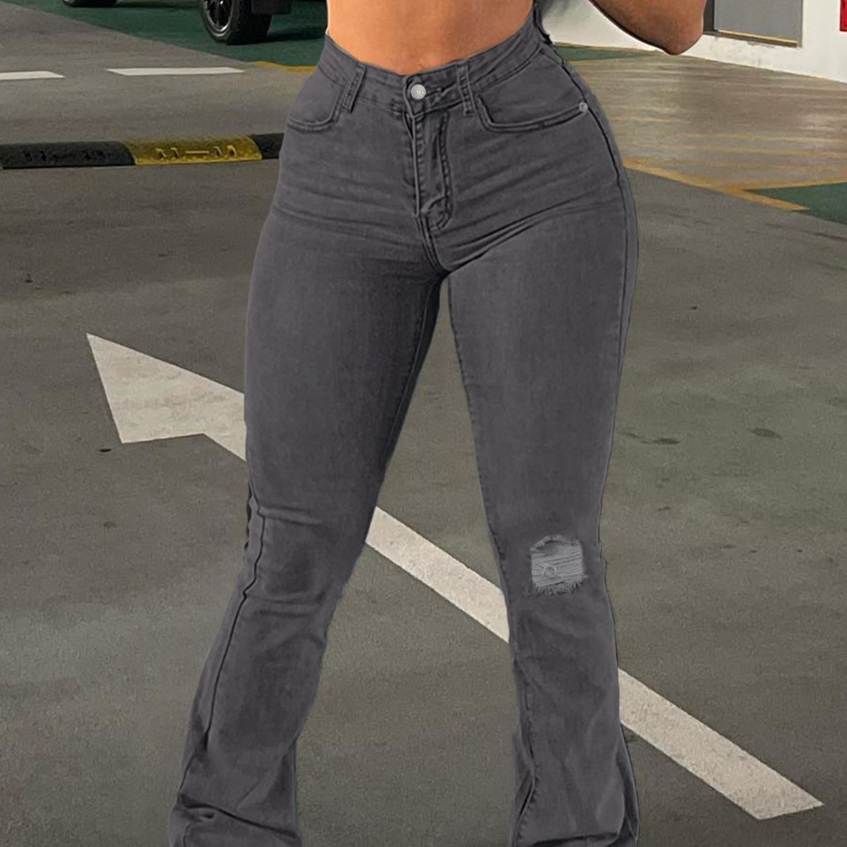 Women's Clothing Retro Fashion Trendy Versatile Women's Jeans That Lift The Buttocks And Slim The Figure_mkmklike.com