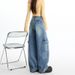 Retro Washed Wide Leg Cargo Jeans For Women Floor Length Pants With Side Pocket Design American Style Autumn New_mkmklike.com