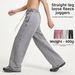 Men's Street Style Loose Straight Leg Jeans Retro Washed Distressed American 400G Terry Pants_mkmklike.com