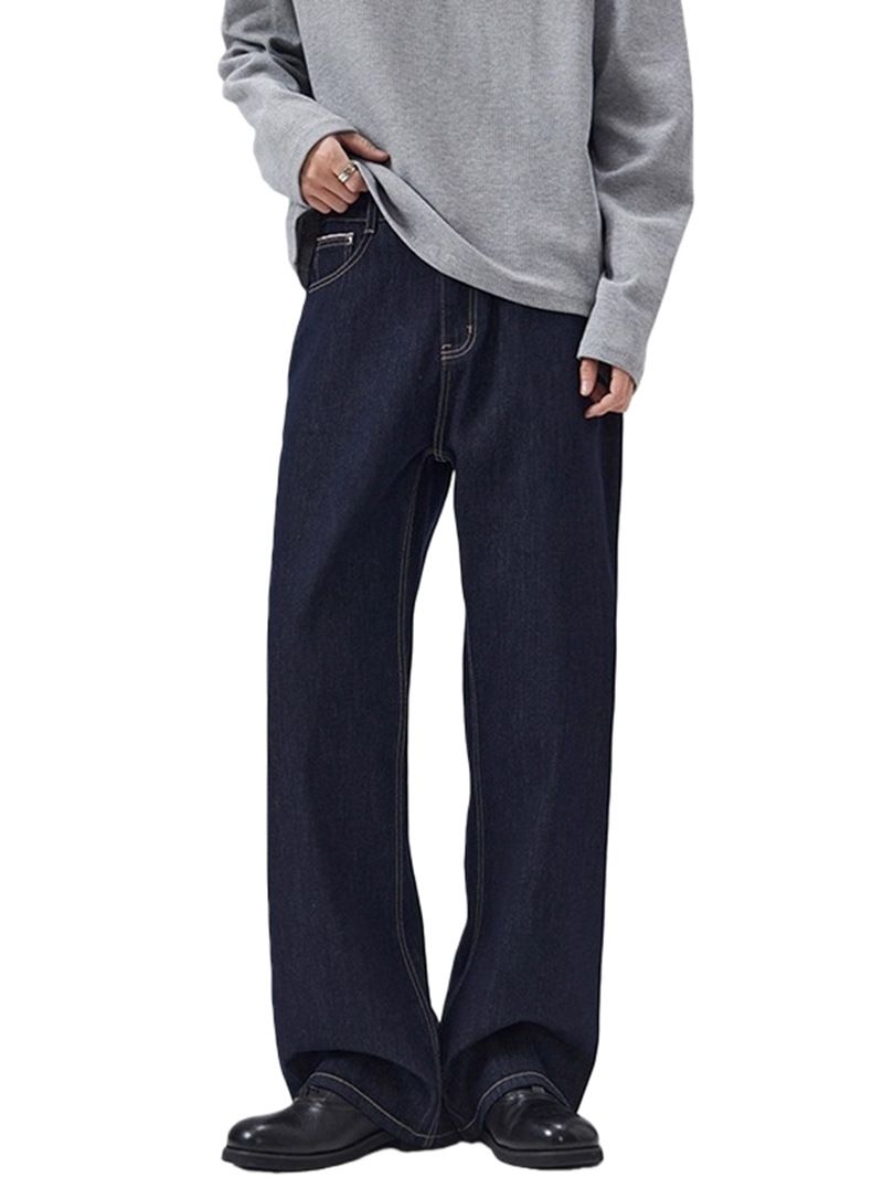 Men's Clothing Men's Stretch Denim Bootcut Jeans - Relaxed Fit Comfort Trousers With Flared Leg_mkmklike.com