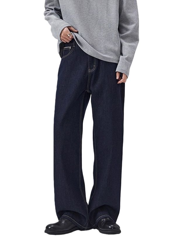 Men's Clothing Men's Stretch Denim Bootcut Jeans - Relaxed Fit Comfort Trousers With Flared Leg_mkmklike.com