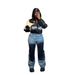 Women's High Waist Straight Leg Jeans - Cotton Blend Stretch Denim Pants For Casual Streetwear (S-2XL)_mkmklike.com