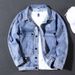 Loom 2022 Trendy Brand Denim Men European American Street Japanese Retro Spring Loose Casual Jacket Top_mkmklike.com