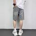 Men's Clothing Full Print Jacquard Denim Shorts – Men’s Hip-Hop Summer Shorts With Trendy Vintage Design_mkmklike.com