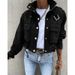 Women's Clothing autumn and winter new motorcycle jacket coat short tops _mkmklike.com
