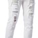 Men's Clothing Elastic Hot Diamond White Jeans Men Ripped Patch Slim Fit Skinny Tight Pants Men_mkmklike.com