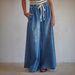 Women's Wide Leg Jeans Drawstring Elastic Waist Loose Straight Leg Pants Spring Autumn Fashionable Casual Denim_mkmklike.com