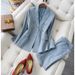 Women's Clothing powder skin whitening suit suit commuting suit + pants two piece suit_mkmklike.com