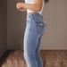 Women's Mid-Rise Straight Leg Jeans With Double Button Detail – Slimming, Versatile & Stylish Denim Pants For Casual & Chic Looks_mkmklike.com