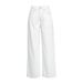 Women's Lightweight Linen-Blend Wide Leg Pants - High Waisted Boho Summer Palazzo Trousers With Elastic Waistband_mkmklike.com