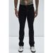 Men’s Rhinestone Washed Jeans – High Waist Straight Leg Denim Pants (S-3XL, Stretch Comfort, Retro Street Style)_mkmklike.com