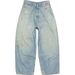 Men's Clothing Vintage Hand-Painted Splatter Distressed Jeans For Men & Women - High Waist Relaxed Straight Leg Wide Trousers ( Sizes 29-32)_mkmklike.com