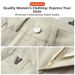 Women's Slim Fit Wide Leg Jeans High Waist Slimming Luxurious Loose Straight Leg Pants Yellow New Style for Spring And Autumn_mkmklike.com