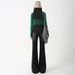 Li She # 2022 Fall/Winter New High Street American Retro Jeans Women, Slimming And Age-Reducing Flared Pants For Women_mkmklike.com