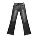 Vintage 517 Slim Fit Stretch Denim Black Washed Bootcut Jeans With Retro Vibe Clean Aesthetic Men's Clothing_mkmklike.com