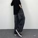 Japanese Style Retro Washed Cargo Jeans Unisex Ins Trend High Street Hip Hop Loose Wide Leg Lantern Pants_mkmklike.com