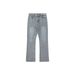 Vintage Washed Distressed Flare Jeans High Waist Relaxed Fit Cotton Denim Pants Multi-Pockets for Men And Women Blue Black Gray_mkmklike.com