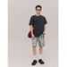 Men's Clothing Summer Denim Shorts Trendy High Street Casual Distressed Loose Straight Leg Mid-Length 5/8_mkmklike.com