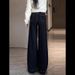 New Autumn Black Plus-size Stretchy Flared Jeans For Women With A Pear-shaped Figure, Loose Fit, High-waisted, Slimming_mkmklike.com