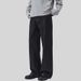 Men's Clothing & Archer0603 & Fleece Lined Thick Retro Raw Denim Black Jeans Wide Straight Leg Pants Loose, Versatile, Colorfast_mkmklike.com