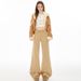 New High-elasticity Embroidered Popular Non-tight-fitting Micro-flare Jeans For Women, High-waisted, Slimming,_mkmklike.com