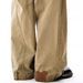 Men's Clothing Retro Deconstructed Reversible Casual Cargo Pants For Men – American Cleanfit Wide-Leg Oversized Denim Trousers In Khaki_mkmklike.com