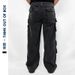 Men's Heavyweight American Retro Jeans - Loose Straight Fit, Multi-Pocket Workwear Design, High-Quality Cotton Casual Trousers For Men_mkmklike.com
