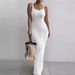 Women's Clothing Tight Dress Sleeveless Temperament Dress Long Skirt_mkmklike.com