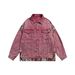 Eon Modish 25 Autumn New American Street Style Ethnic Patchwork Washed Denim Jacket Coat_mkmklike.com