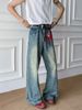 Men's Clothing Straight Casual Trendy Washed Sports Handsome High Street Loose Pants_mkmklike.com
