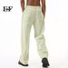 EF JEANS | 2024 New American Old Yellow Mud Splicing Straight Wide-leg Jeans Trendy Loose Retro_mkmklike.com